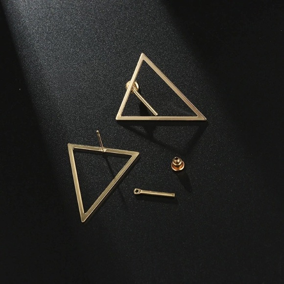NEW!💙💎TRIANGLES! MINIMALIST MODERN!💎💙GOLDEN! - Picture 4 of 8